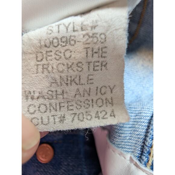 Mother Superior Jeans Womens 28 Trickster Ankle An Icy Confession Distressed - Picture 6 of 11